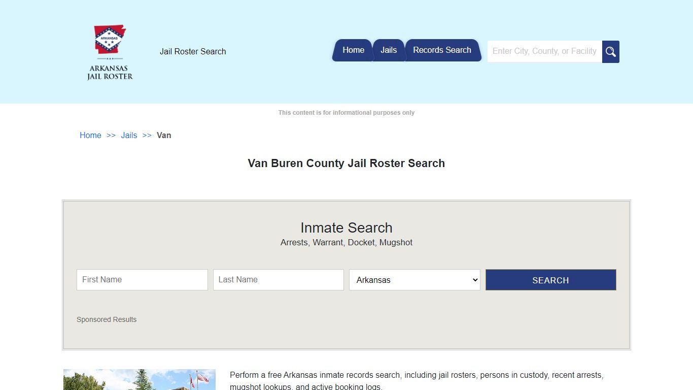 Van Buren County Jail Roster Search