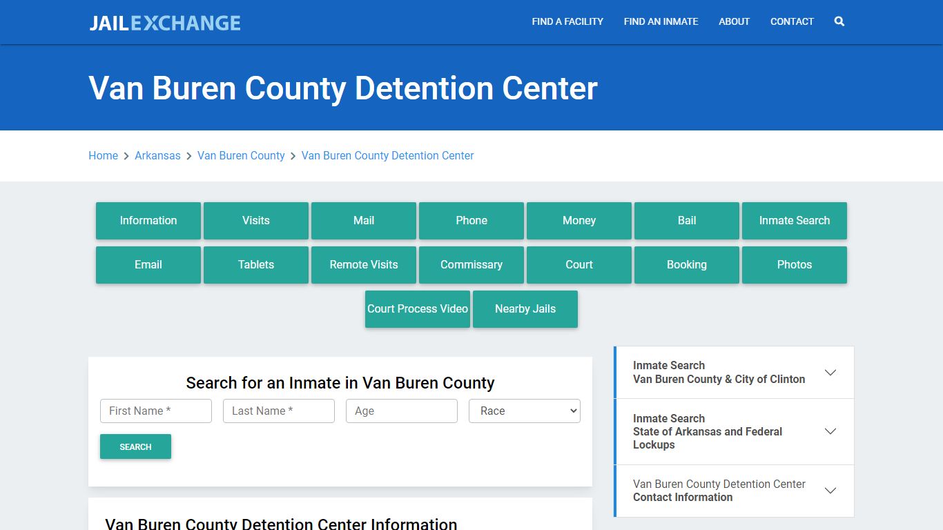 Van Buren County Detention Center - Jail Exchange